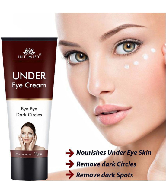 Intimify Under Eye Cream for Under Eye Skin Nourishment, Removinf Dark Circles and Fine Lines Eye Mask 20 g