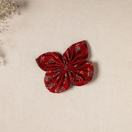 Handmade Fabric Butterfly Hair Clip 13