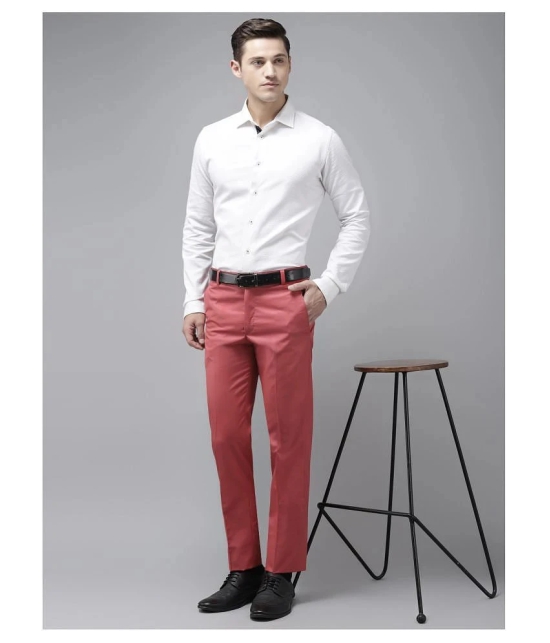 Hangup - Pink Cotton Blend Regular-Fit Mens Chinos ( Pack of 1 ) - None