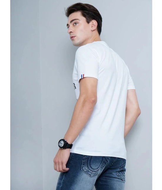 Paul Street - White Cotton Slim Fit Mens T-Shirt ( Pack of 1 ) - None