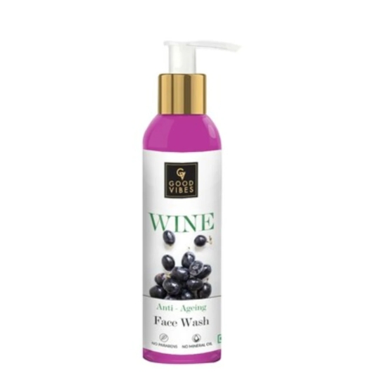 Good Vibes Wine Anti-Ageing Face Wash 120ml