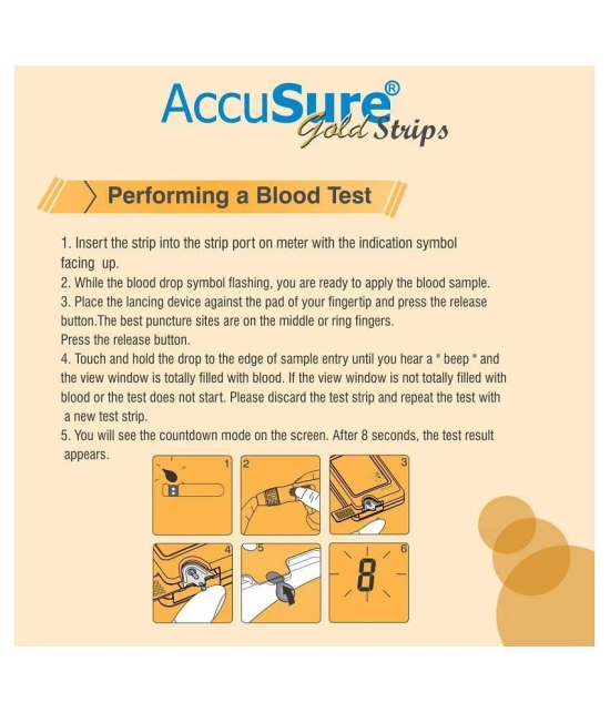 Accusuregoldglucometer 25 Strip self life