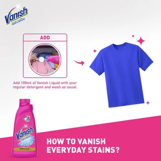 Vanish Liquid - Expert Stain Removal Laundry Additive, 400 ml Bottle