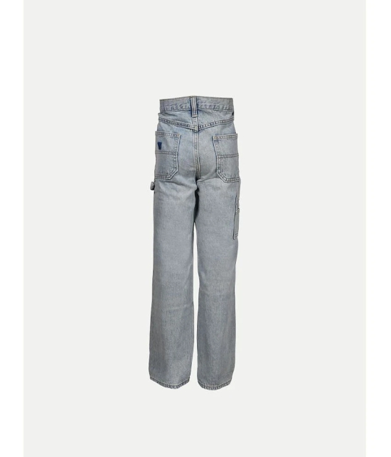 Teen Boys Ice Blue Washed Denim Pant - None