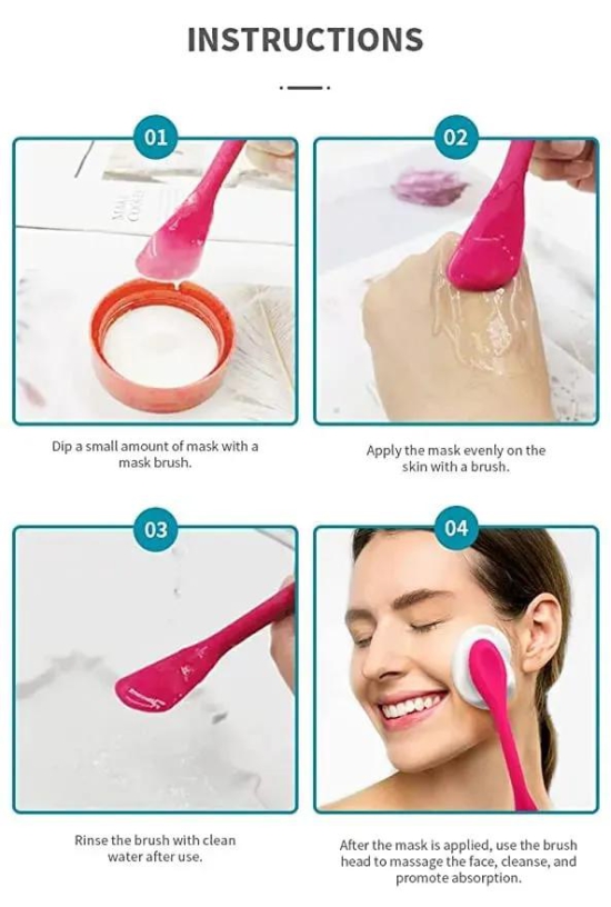 2 in 1 Facial Cleansing Brush (pack of 2)