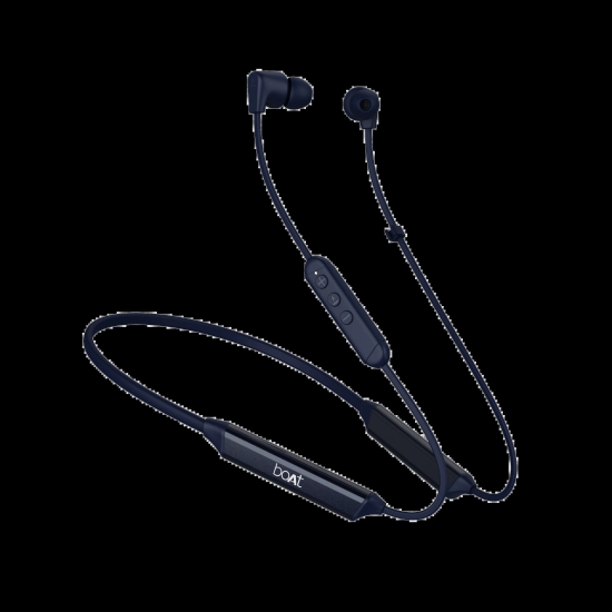 boAt Rockerz Trinity | Wireless Neckband Earphones with Crystal Bionic Sound powered by HiFi®? DSP, 10mm Drivers, Upto 150 Hours Playback, ASAP™? Charge, ENx™? Technology Just Blue