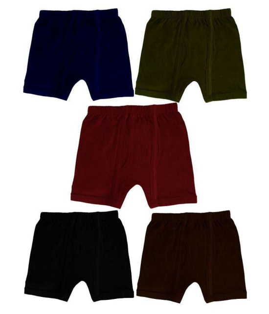 HAP Boys Trunks | Pack of Five |Cotton Innerwear /boxer /Drawer - None