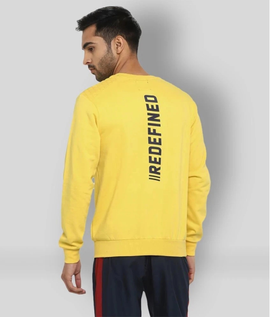 YUUKI Yellow Polyester Sweatshirt - M