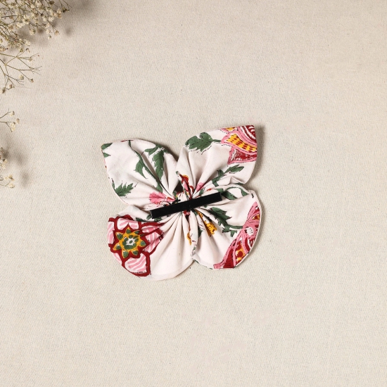 Handmade Fabric Butterfly Hair Clip 15