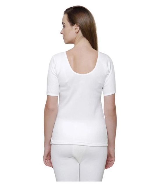 Bodycare Insider Cotton Blend Topwear - White - 4XL