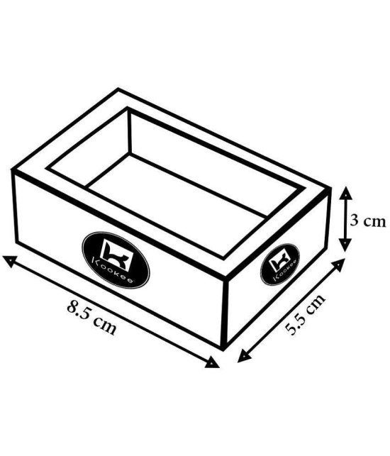 Glass Ashtray for Smokers, Printed, Rectangle (9827) - Multi Color