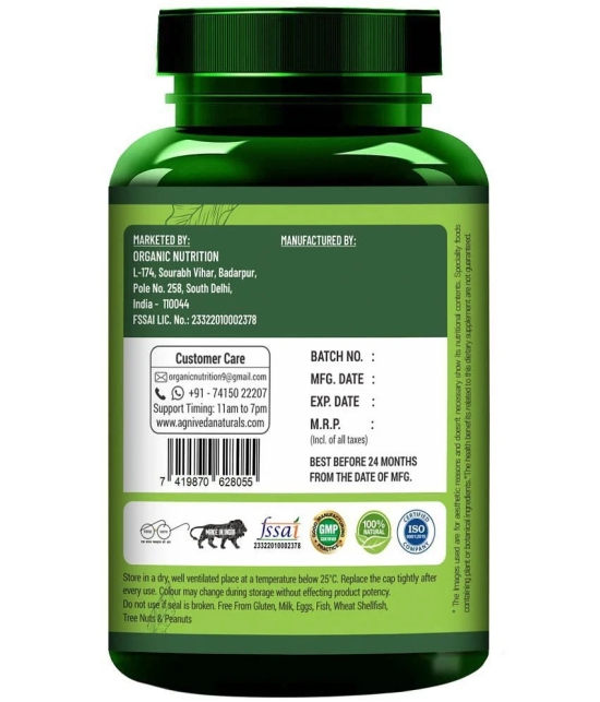 Agniveda Naturals Plant Based 600Iu Supplement, Vitamin D3(Lichen) + K2(Menaquinone Mk7) -60 Veg Tabs