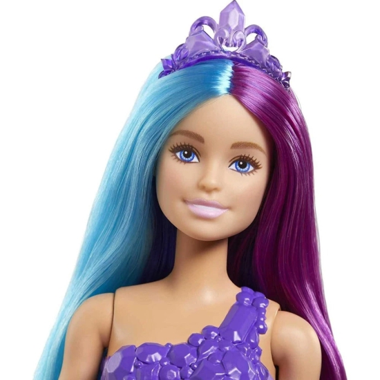 Original 7 in 1 Barbie Dreamtopia Mermaid 2 Toned Hairs With Accessories