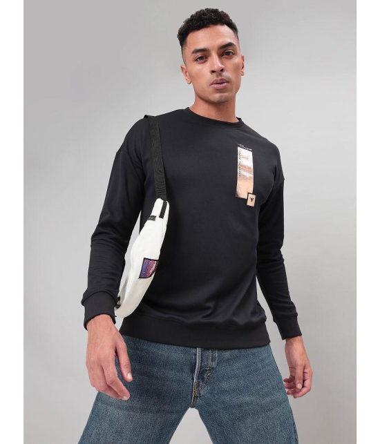 Technosport Black Polyester Men's Running Sweatshirt ( Pack of 1 ) - L