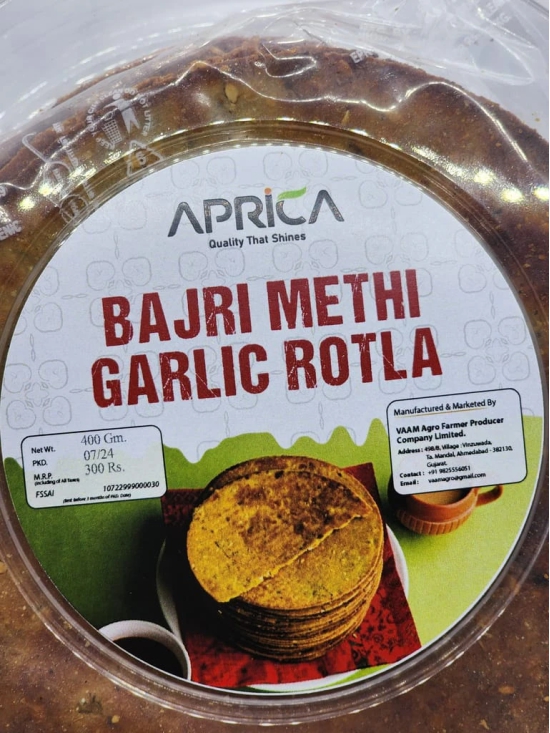 BAJARI METHI GARLIC ROTLA