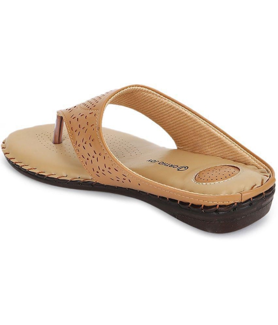 ORTHO JOY - Beige Women's Flats - None