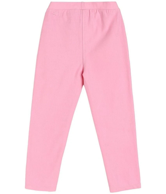 MINI KLUB Girls Pink Jeggings - None