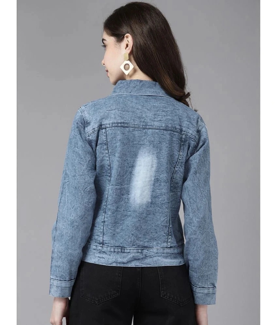 Aarika - Denim Blue Denim Jacket - None