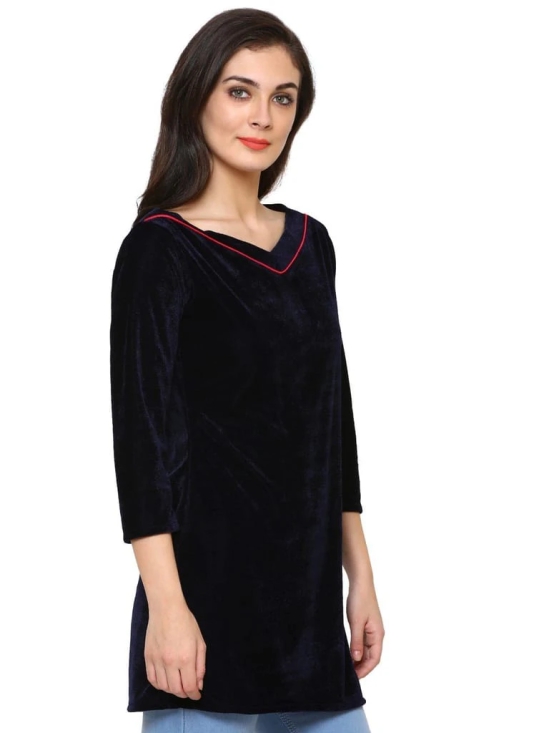 Klamotten Womens Velvet full Sleeves Top WD6N