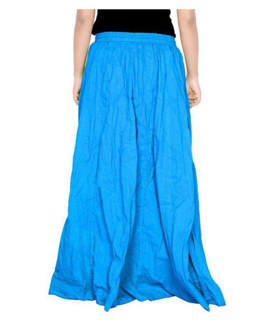 Sttoffa Cotton Broomstick Skirt - Turquoise - 28