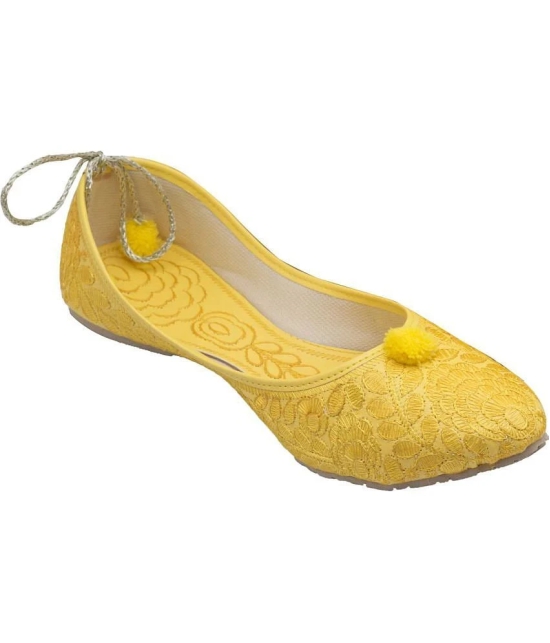 Apratim - Yellow Womens Juttis - None