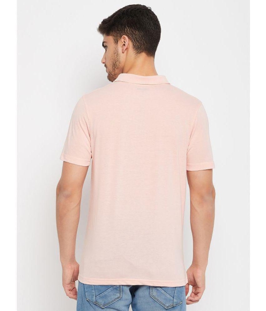 UNIBERRY - Pink Cotton Blend Regular Fit Mens Polo T Shirt ( Pack of 1 ) - None