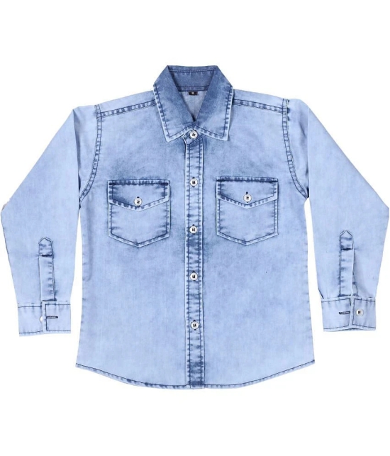 Kids Denim Full sleeves Shirt - None