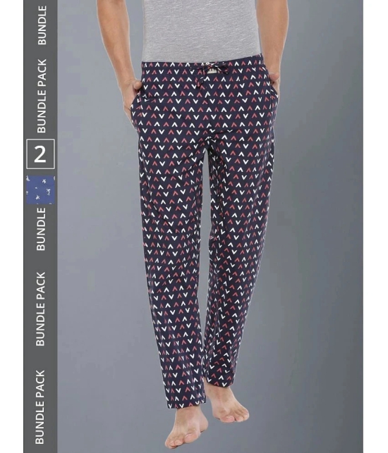 Force NXT Pack of 2 Pyjamas ( Multi ) MNAL-591-PO2-BLKIRIS-TRUENVY - XL