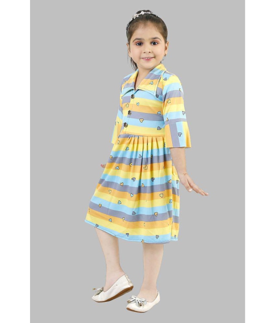 Pichkari - Multicolor Rayon Girls Frock ( Pack of 1 ) - None