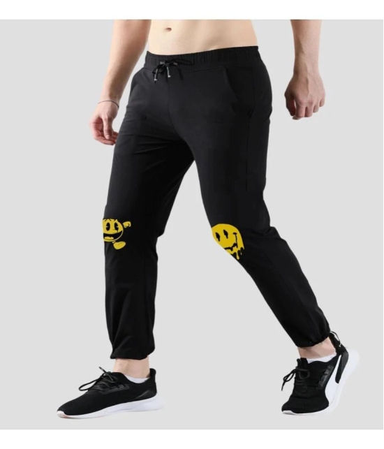 AKTIF Black Lycra Mens Joggers ( Pack of 1 ) - None