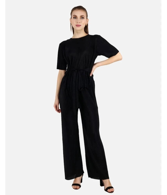 POPWINGS Black Solid Pant Top Set - None