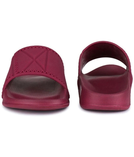 Bersache Red Mens Slide Flip Flop - None