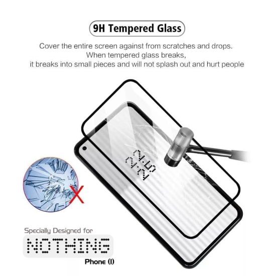 Valueactive Edge To Edge 6D Tempered Glass Screen Protector for Nothing Phone 1