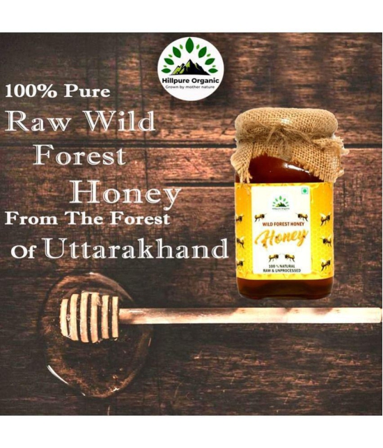 Hillpure Organic Multifloral Honey Wild Forest Honey 1 kg Pack of 2