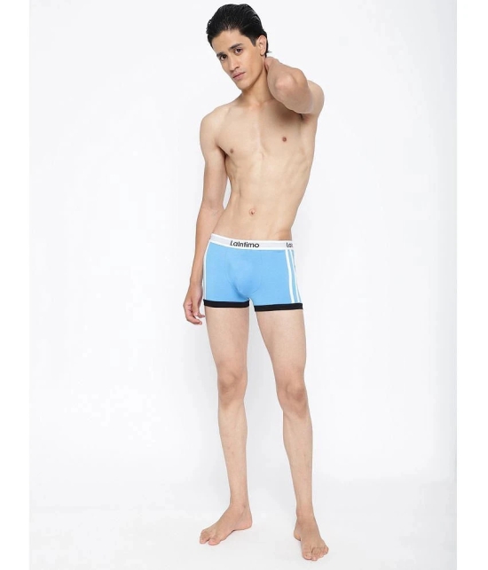 La Intimo Blue Cotton Mens Trunks ( Pack of 1 ) - None