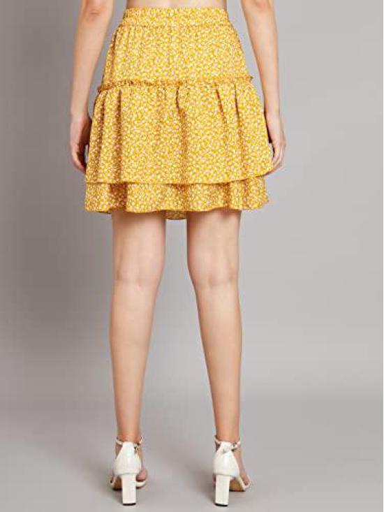 FUNDAY FASHION Women Floral Print Flared Skirt