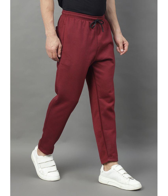 YHA - Wine Fleece Mens Trackpants ( Pack of 1 ) - None