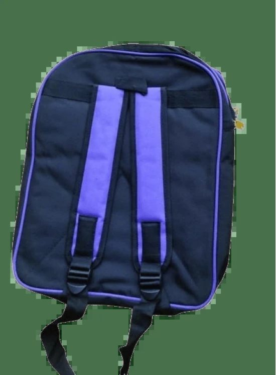 PRUDHVI SCHOOL BAGS- Classic Black and Purple School Bag