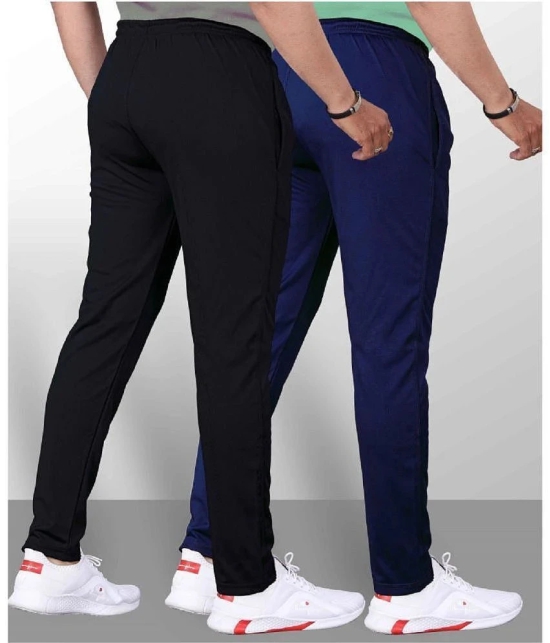 Gazal Fashions Multicolor Polyester Mens Trackpants ( Pack of 2 ) - None