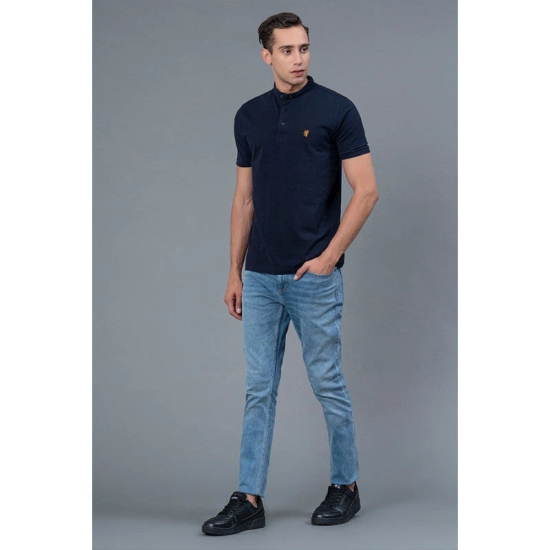 RedTape Men's Henley T-Shirt | Casual Cotton T-Shirt | Half Sleeves Henley T-Shirt