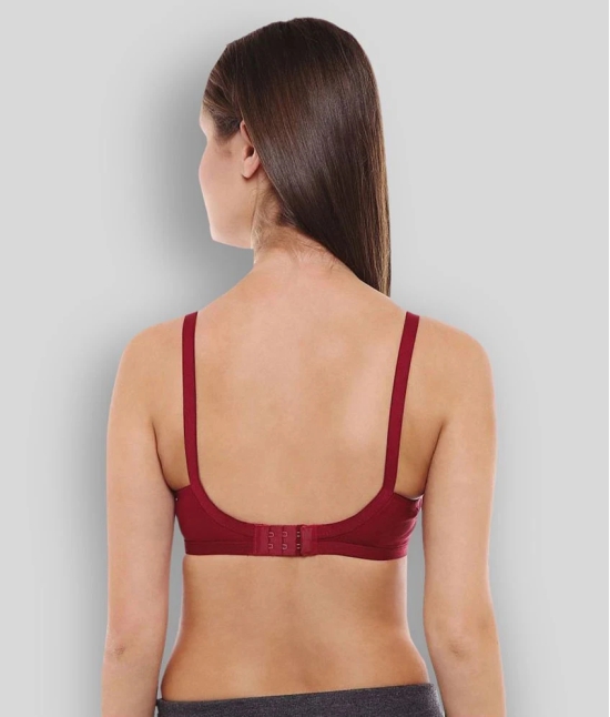 Bodycare Cotton T-Shirt Bra - Maroon - 30B