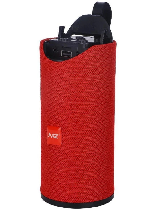 MZ M211 10 W Bluetooth Speaker Bluetooth V 5.0 with SD card Slot Playback Time 6 hrs Red - Red