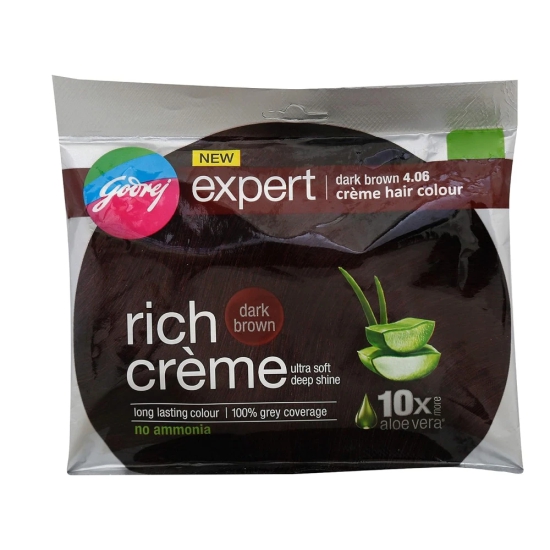 Godrej Expert 4.06 Dark Brown Cream Hair Colour 20 Gms