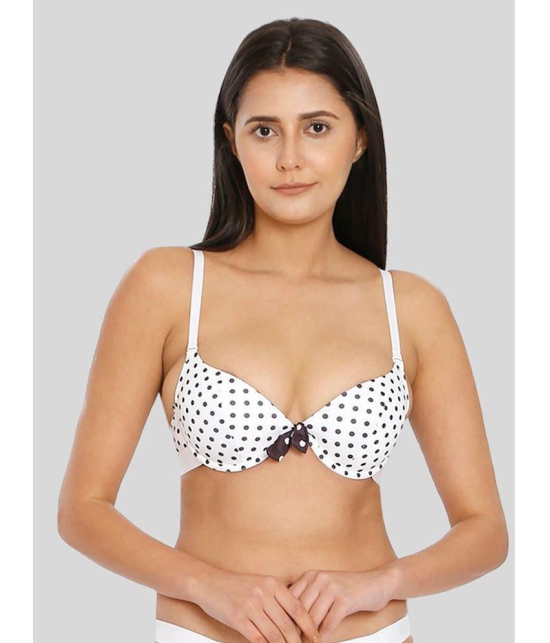 ILRASO - White Nylon Lightly Padded Women's Push Up Bra ( Pack of 1 ) - None