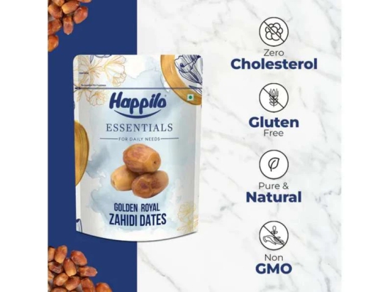 Happilo Essentials Golden Royal Zahidi Dates 500g