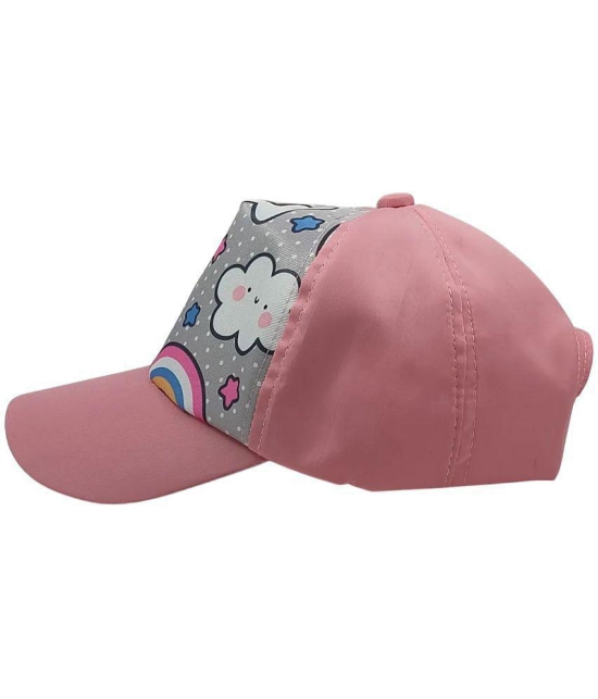 Zacharias Unisex Kids Cotton & Polyester Baby Cap kc-19 (Pink_9-24 Months) (Pack of 1) - None