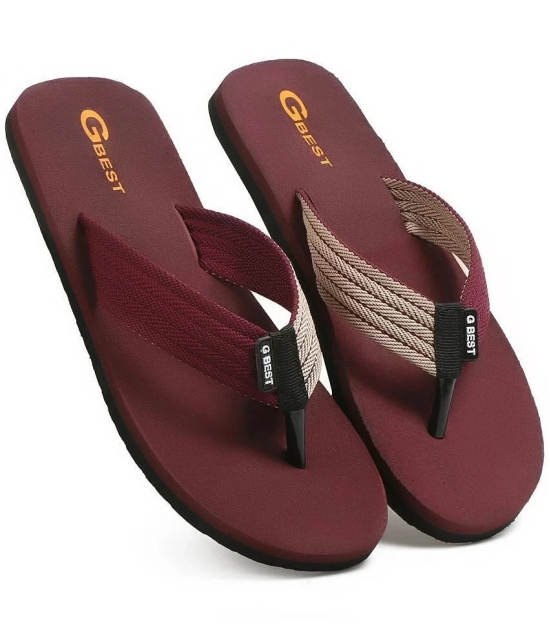 GBest Multicolor Mens Thong Flip Flop - None