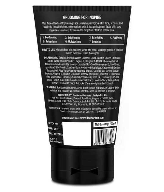 Man Arden - Exfoliating Facial Scrub For Women (Pack of 1)