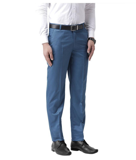 Hangup Blue Regular -Fit Trousers - None