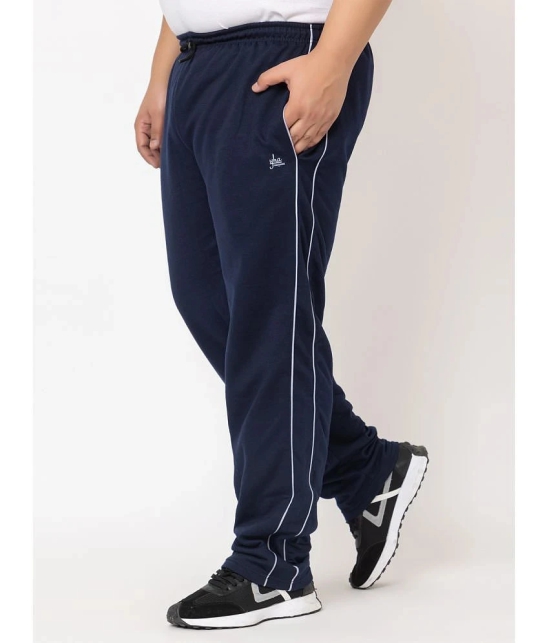 YHA - Navy Blue Fleece Mens Trackpants ( Pack of 1 ) - None